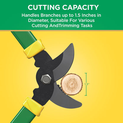 Miracle-Gro 24 in. Bypass Lopper for Tree Branch Trimming and Pruning – Heavy-Duty Branch Cutter