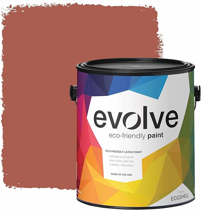 EVOLVE Paint & Primer: Environment-friendly, Eggshell with One-coat Coverage for Interior &