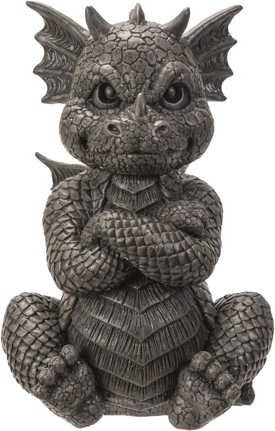 Pacific Giftware Garden Dragon Angry Outdoor Statue, 10.25-inch Height, Outdoor Decoration