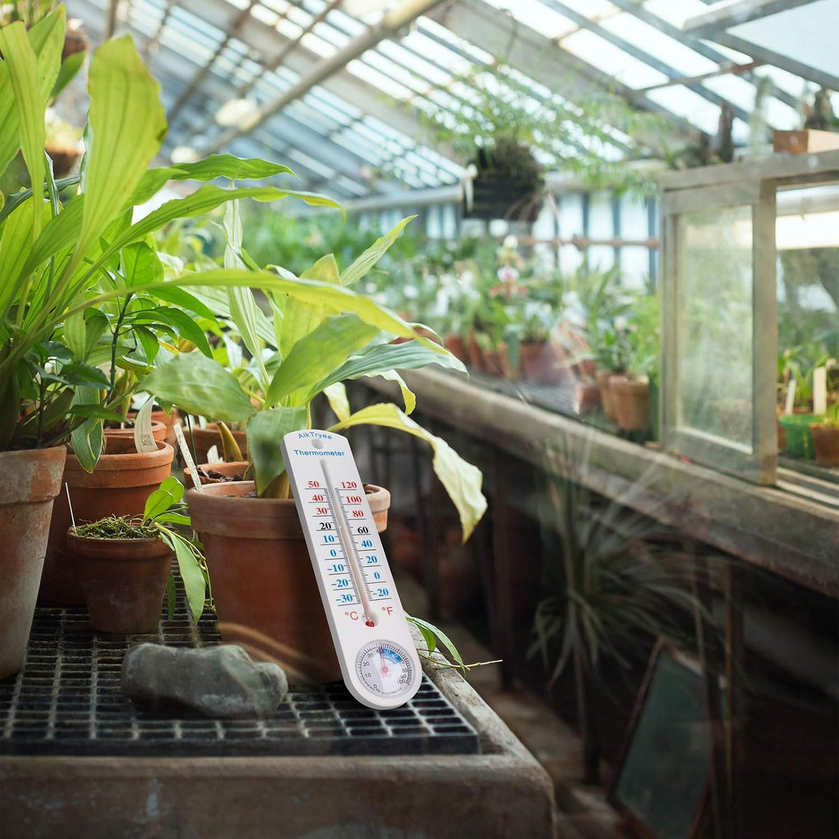Outdoor/Indoor Thermometer Hygrometer Humidity Meter Thermometers Temperature Humidity Gauge Meter