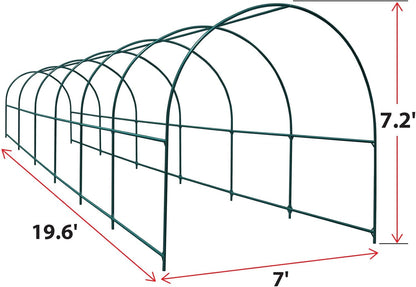 Strong Camel Greenhouse Replacement Frame for Larger Hot Garden House, Support Arch Frame Climbing