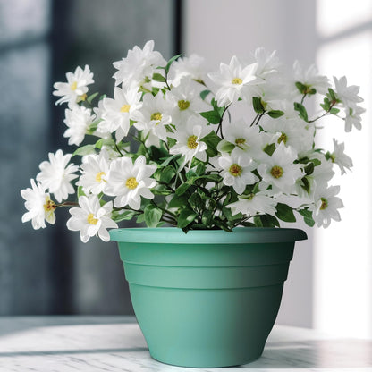 Plant Pots Set of 5, 10" Outside Diameter Flower Planter, 8.5" Inner Diameter Plant Planters with