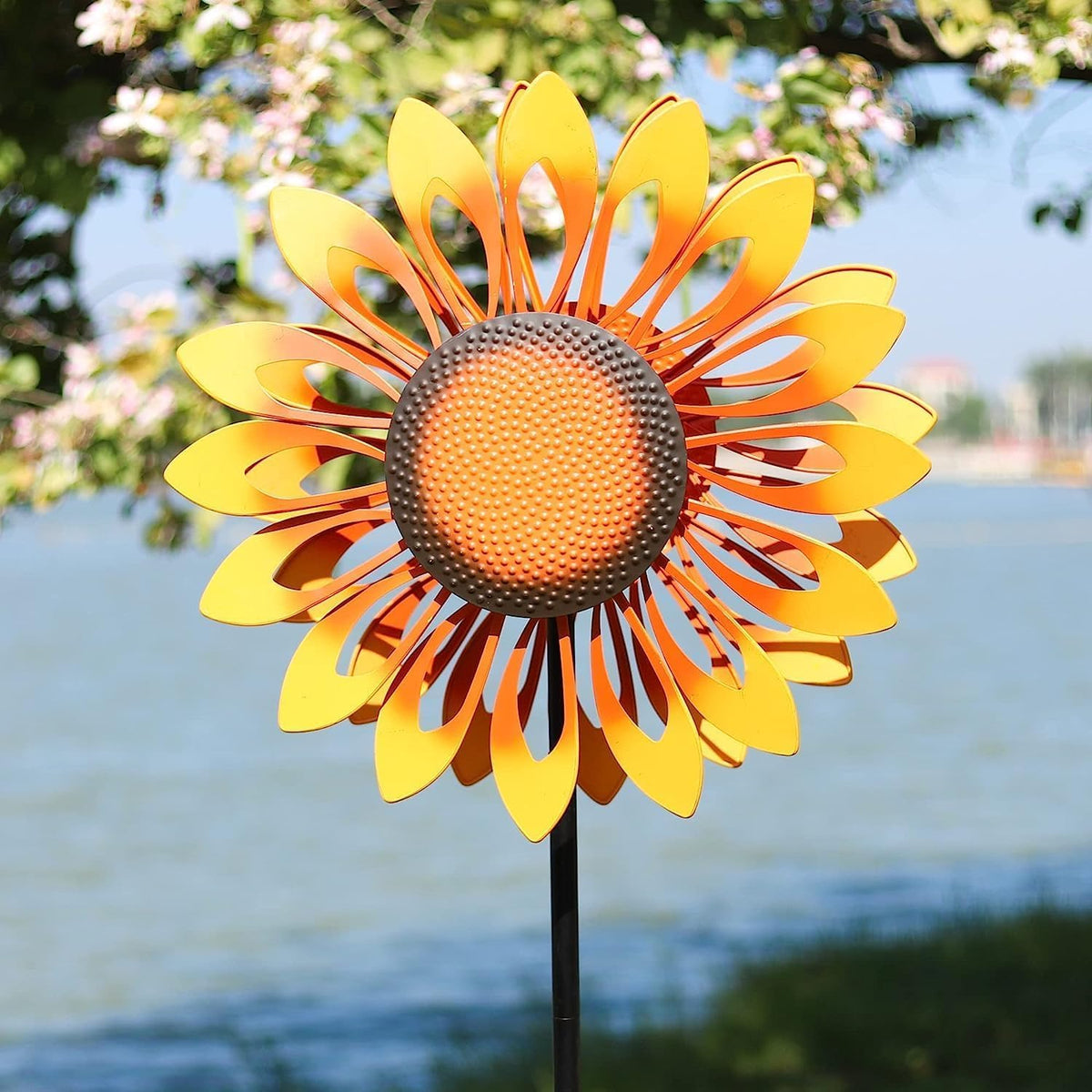 Wind Spinners for Yard and Garden Large, Wind Spinner Outdoor Metal Large, 84 Inch Wind Sculptures