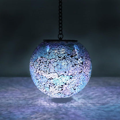 Solar Hanging Lantern Solar Outdoor Lanterns Mosaic Gazing Ball Outdoor Hanging Lights Outdoor