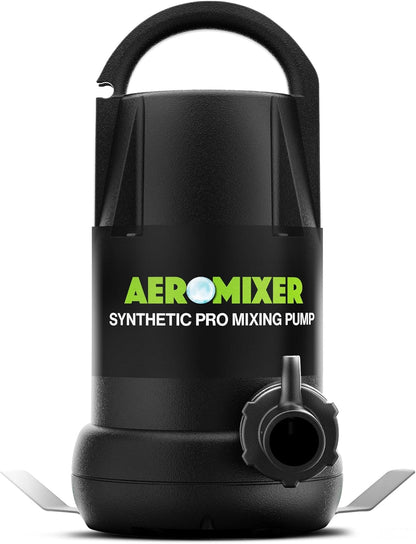 Aeromixer Synthetic 3/4 HP Submersible Mixing + Aerating Pump - Submersible Water Pump for Nutrient