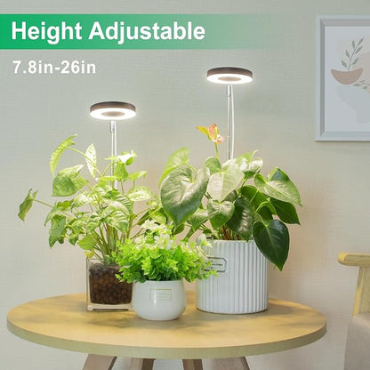 LORDEM Plant Grow Light, Full Spectrum LED Plant Light for Indoor Plants, Growing Lamp with Auto