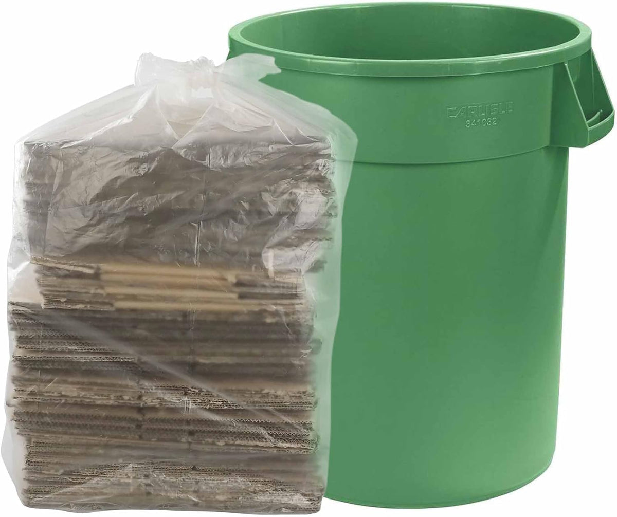 Cand 30 Gallon Clear Lawn and Leaf Garbage bags, 70 Counts