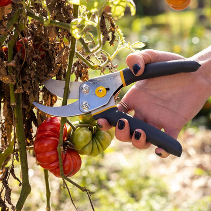 Woodland Tools Co. Bypass Pruning Shears for Gardening – 5/8" Cut Capacity, High Carbon Steel Blade