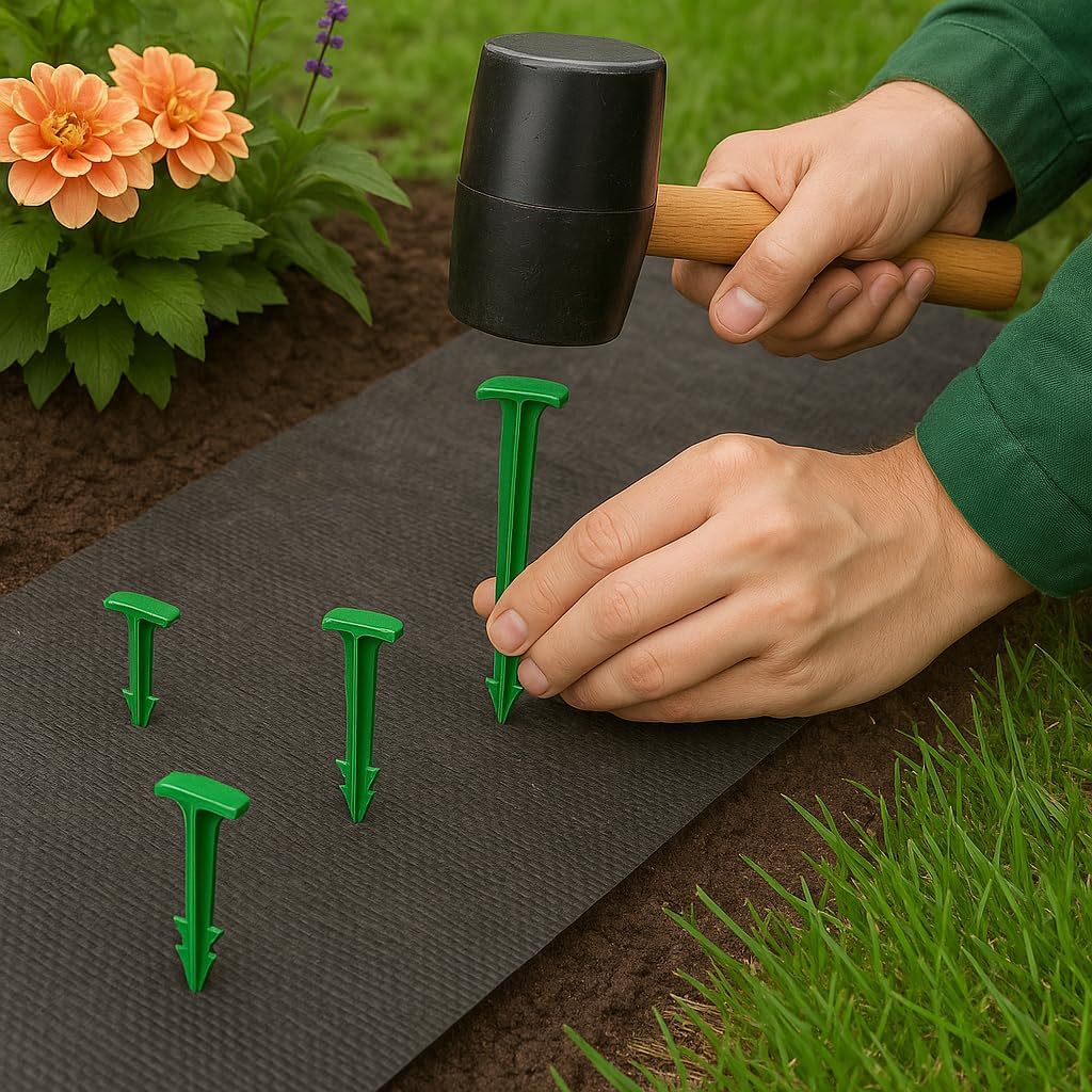 Pack of 50 - GreenStake 4-Inch Biodegradable Garden Stakes, Superior Holding Power - Eco-Friendly