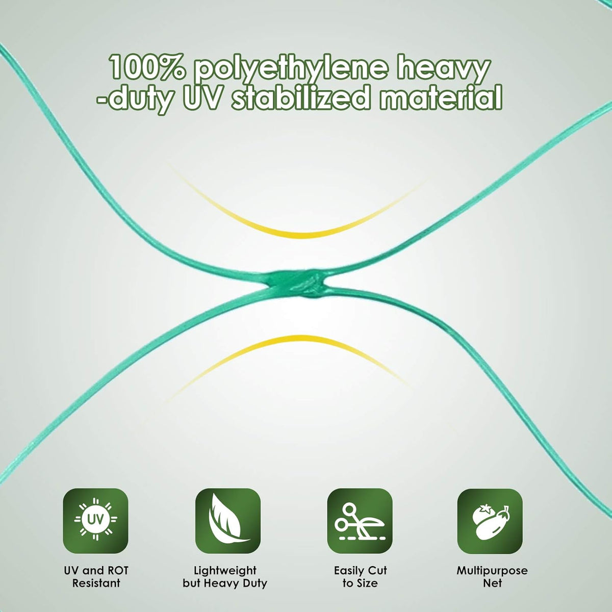 Ruolan Bird Netting for Garden Protect Vegetable Plants and Fruit Trees13X20Ft,Plastic Trellis