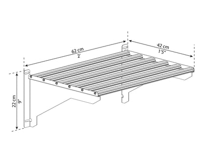 Palram - Canopia Four Heavy Duty Shelf Kits for Most Canopia Greenhouses