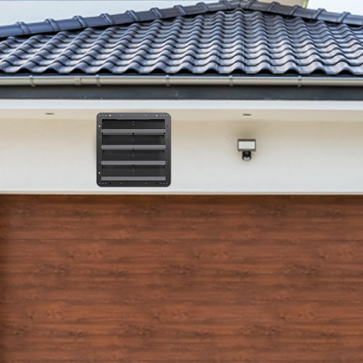 16 Inch Aluminum Automatic Shutter Louver Vent (No Fan Blades and Motor) for Home Attics