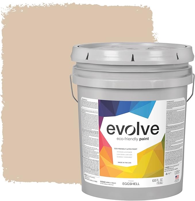 EVOLVE Paint & Primer: Environment-friendly, Low Sheen with One-coat Coverage for Interior &