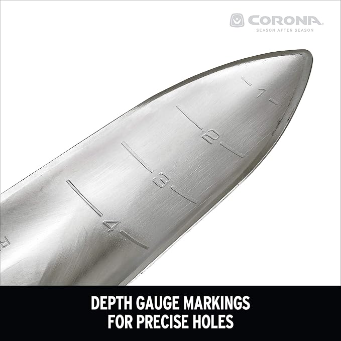 Corona CT 3314 Premium Stainless Steel ComfortGEL Garden Trowel, 13.5" Overall Length, Handle
