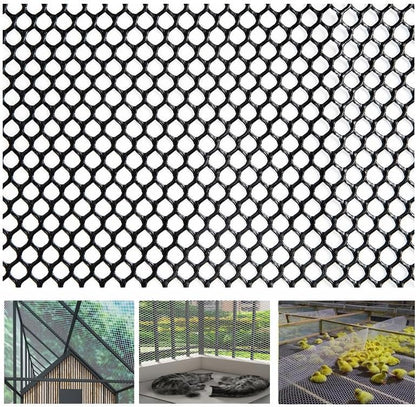 XIFENG Plastic Wire Mesh Fence Roll for Poultry Dogs Rabbit Snake Barrier, Plastic Chicken Fence