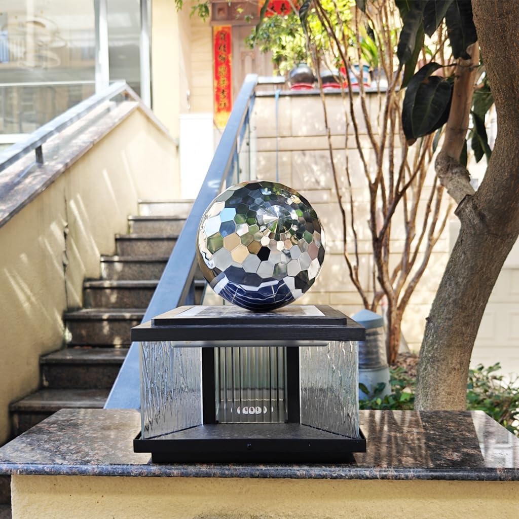 304 Stainless Steel Gazing Ball Sculptures Diamond Ball Decoration Mirror Hollow Decor Ball