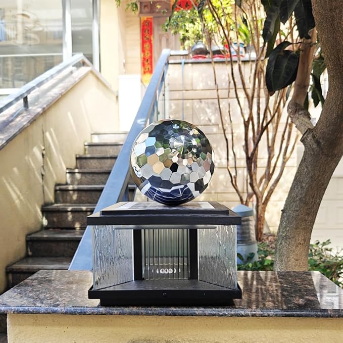 304 Stainless Steel Gazing Ball Sculptures Diamond Decoration Mirror Hollow Metal Ball Ornament