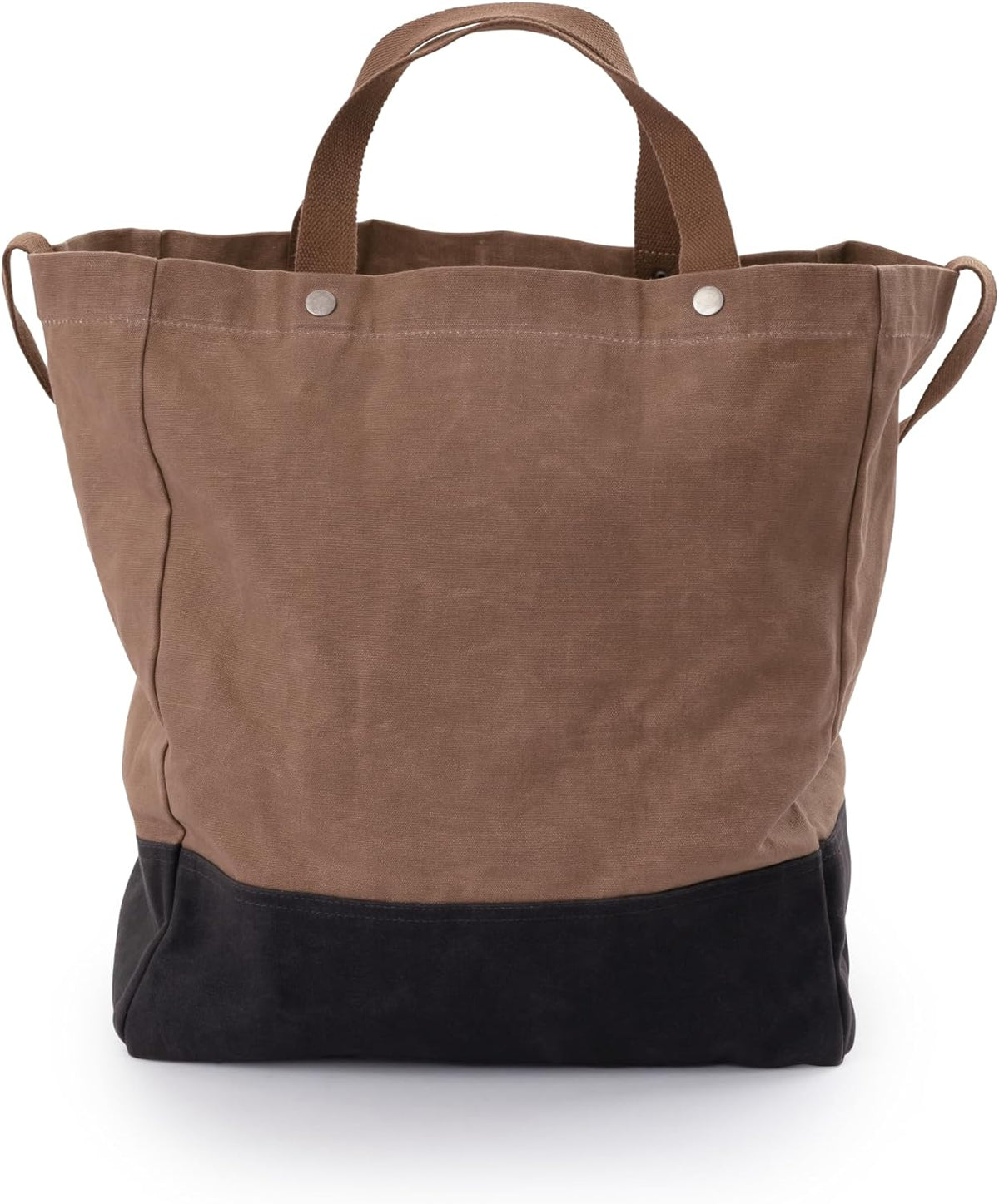 Barebones Neelum Large Waxed Canvas Tote Bags - Heavy Duty Canvas Bag and Reusable Grocery Bag