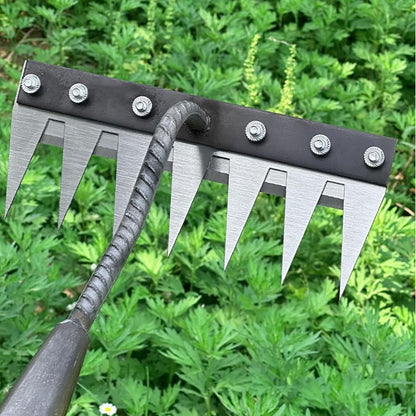 Gardening Hand Weeder Tool,Manual Weeder Tool with Detachable Blades, 4 Sizes High Carbon Steel