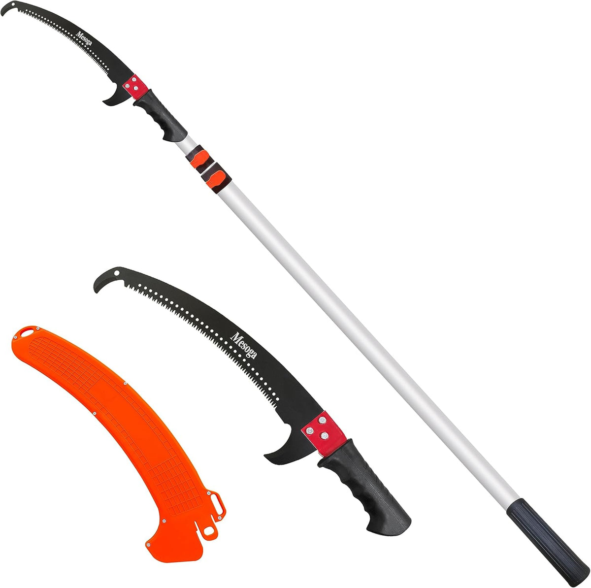 5-13FT Tree Trimmer Pole Saw, Tree Pruner Extendable, Long Handle Pruning Shears, Branch Cutter