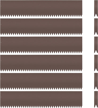 Metal Landscape Edging Kit - 6PCS 40" L x 8" H Each (20ft Total) Galvanized Bendable Garden Edging
