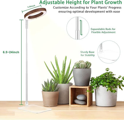 yadoker Plant Grow Light, LED Growing Light Full Spectrum for Indoor Plants,Height Adjustable