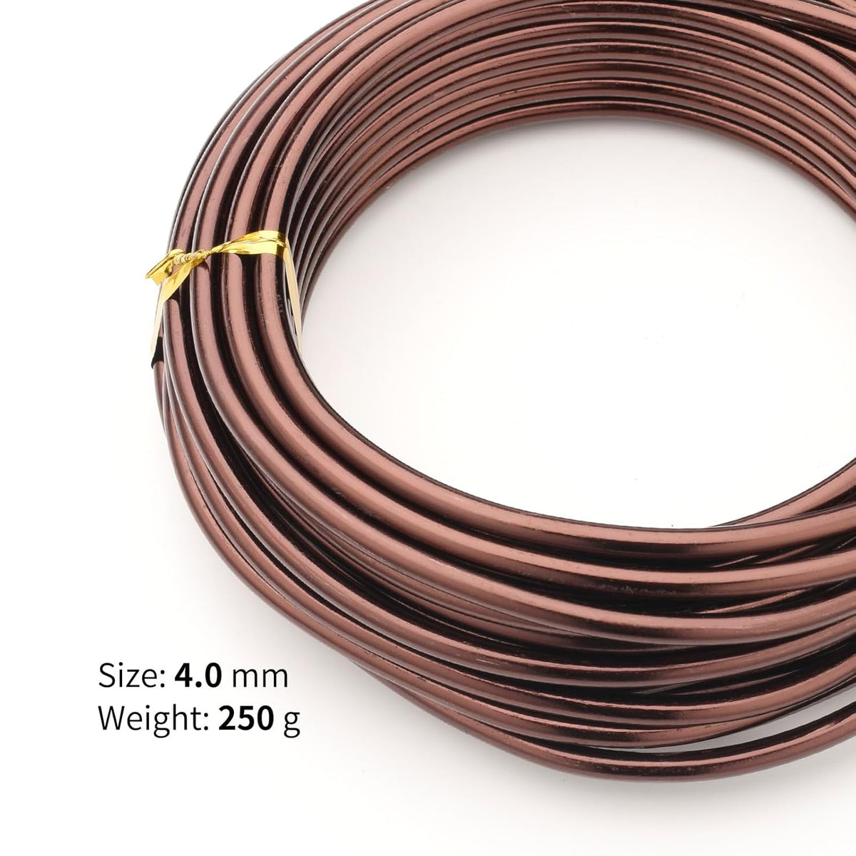 Bronze-4.0-Anodized Aluminum Bonsai Training Wire 250g Large Roll,Many Size to Choose,KSVZS