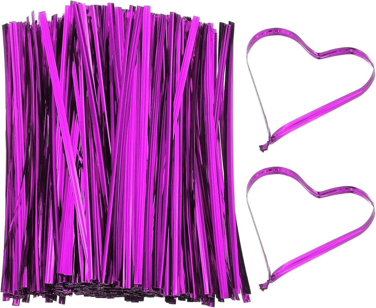 PATIKIL Bag Twist Ties 6 Inch, 800 Pcs Metallic Bread Ties for Treat Plastic Bags Gift Wrapping