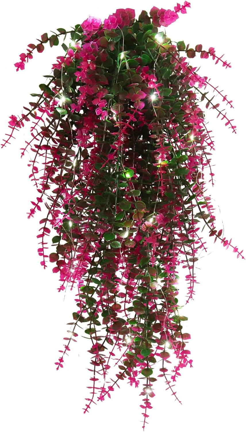 Fake Hanging Planta Faux Hanging Plants Indoor Artificial Decor outdoor Faux Plants UV Resistant
