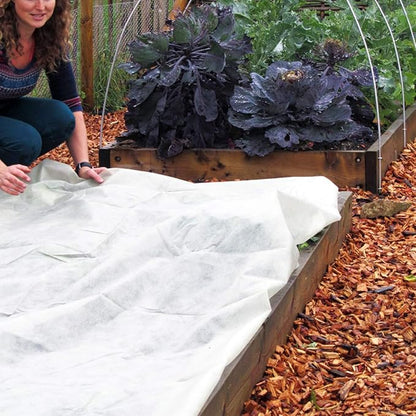 Plant Covers, 8Ft x 24Ft Reusable Floating Row Cover, 1oz Freeze Protection Plant Blankets for Cold