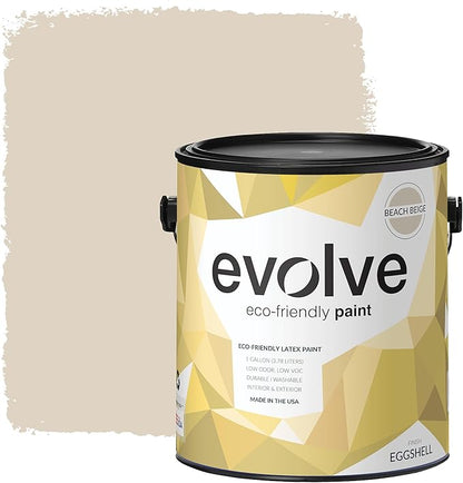 EVOLVE Paint & Primer: Environment-friendly, Low Sheen with One-coat Coverage for Interior &