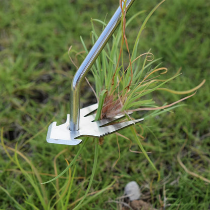 Weed Puller Tool, Stainless Steel Gardening Hand Weeder Tools, Weeding Artifact Uprooting Weeding