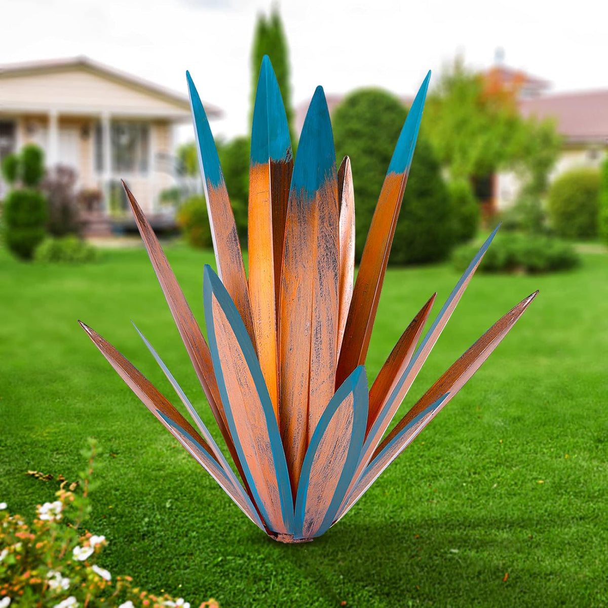 Metal Tequila Country Sculpture DIY Tequila Plant Home Décor Ornament Indooutdoor Statuette Patio