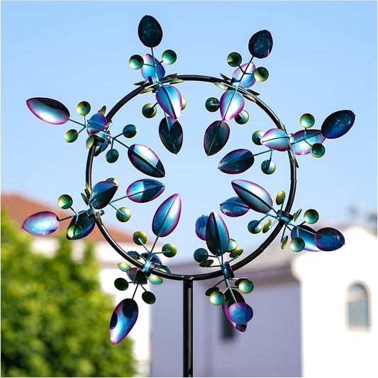 Large Wind Spinners Outdoor, Kinetic Metal Wind Spinners for Yard and Garden, Gift for Family or