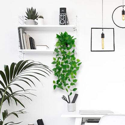 Fake Hanging Plants for Room Decor,1pcs Artificial Potted Plants Vines for Wall Home Office