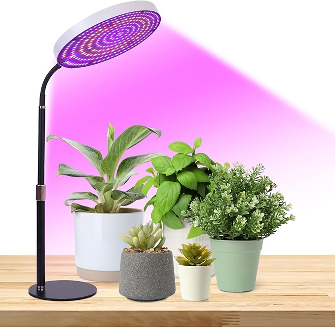 Desk Grow Light, 288 LEDs Red Blue White Full Spectrum Plant Light for Indoor Plants,3490 Lumen