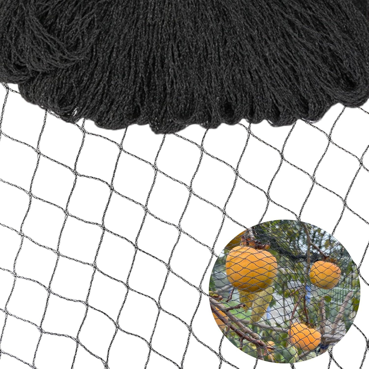 POYEE 20 x 30 FT Bird Netting for Garden Woven Mesh Garden Netting for Plants, Vegetable, Fruit