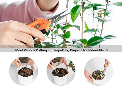 Josteve Plant Repotting Mat, 5Pcs Succulent Tools Mini Garden Small Gardening Tools Indoor, Pruning