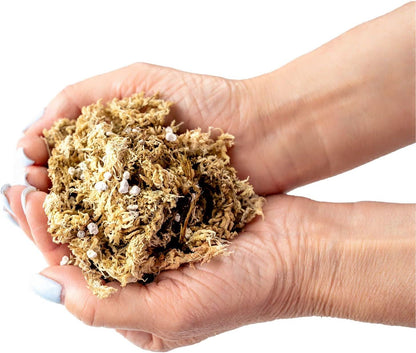 Gardenera Sphagnum Moss Potting Mix for Carnivorous Plants, Moss and Perlite Blend for Potting