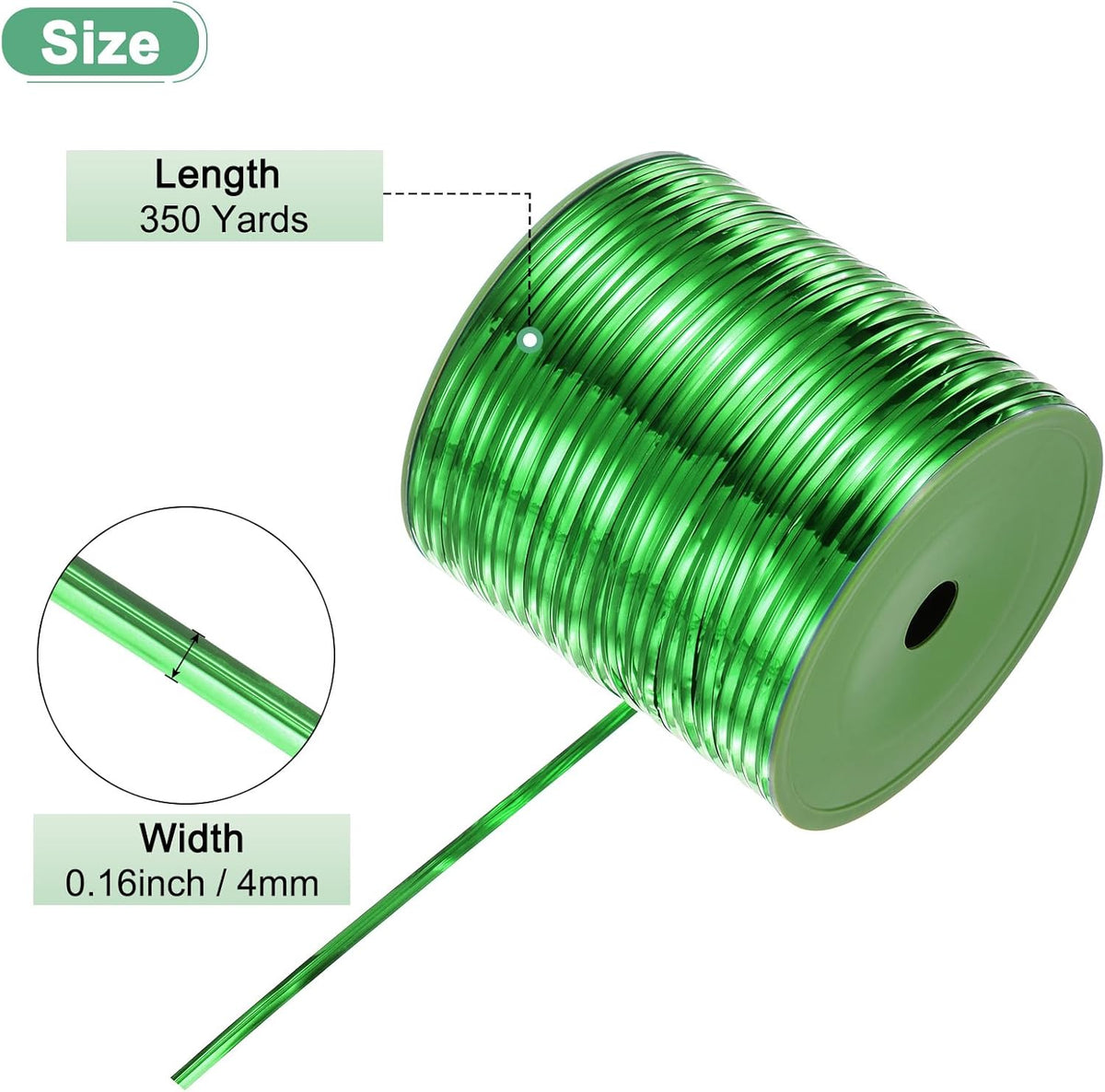 Metal Twist Ties, 350 Yards Metallic Twists Tie Bread Twisty-Ties for Party Decoration/Garden