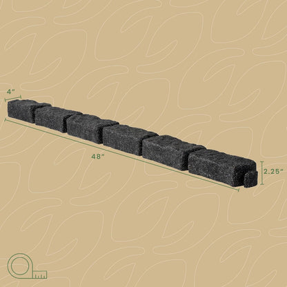 Beuta Landscape Edging | Garden Edging Border | Faux Stone Bricks for Lawn edging, Flower beds