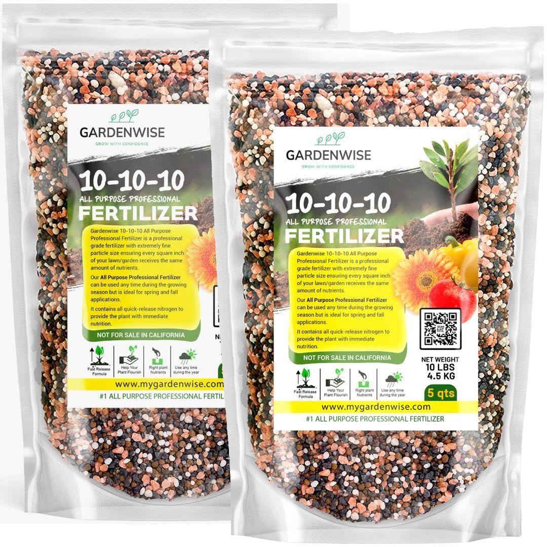 10-10-10 All-Purpose Professional Fertilizer Plant Food for Indoor/Outdoor Gardening; Premium