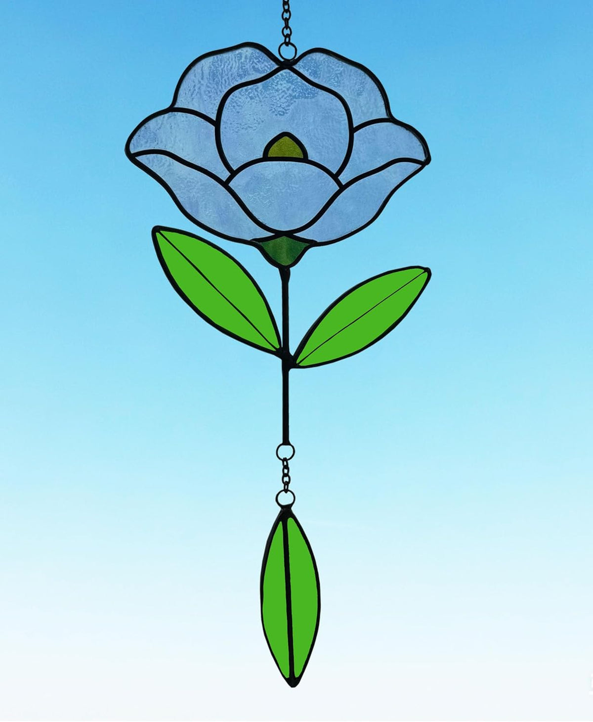 Flower Suncatchers, Stained Glass Window Hangings, Garden Suncatchers for Window and Wall Decor