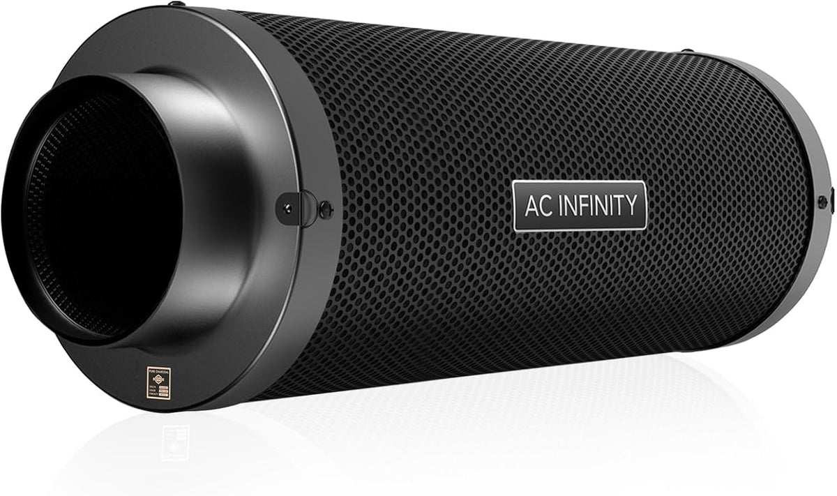 AC Infinity Air Carbon Filter 10" with Premium Australian Virgin Charcoal, for Inline Duct Fan