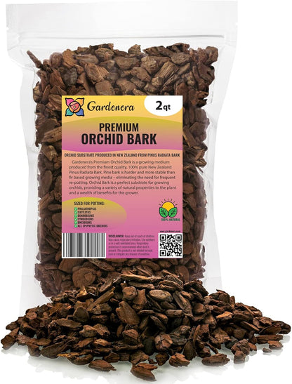 Premium Grade New Zealand Pinus Radiata Bark by Gardenera - Organic Hand Mixed New Zealand Pine