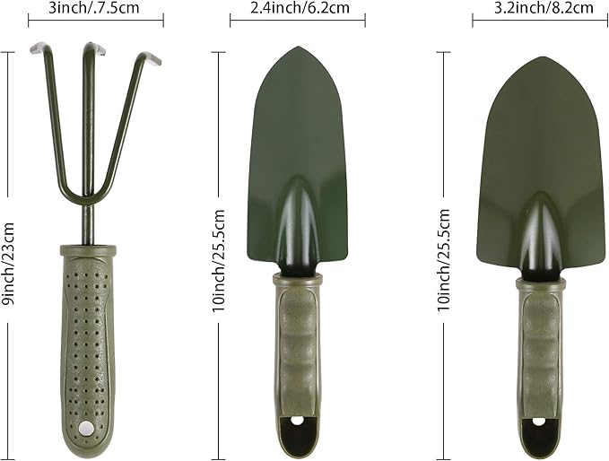 Premium 3 - in - 1 Plant Care Kit Soft Rubberized Non - Slip Ergonomic Handle Gardening Tool 3