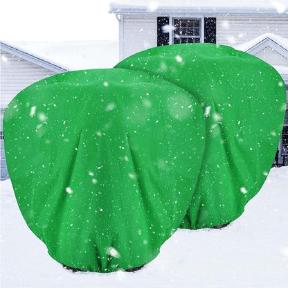 ANPHSIN 2 pcs 9.8ft x 9.8ft Extra Large Plant Covers Freeze Protection- Winter Shrub Plant