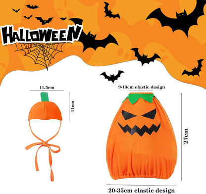 Porch Goose Outfits for 23" Plastic Porch Goose Halloween Pumpkin Outfit Goose Clothes for Cement