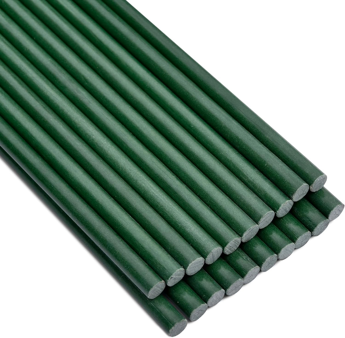 Garden Stakes 48 inch 20 Pack 0.27" Dia Solid Glassfiber Plant Support Rod Tomato Trellis Stakes