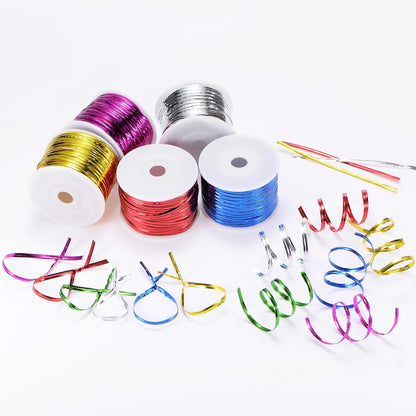 Metal Twist Ties, 500 Yards Metallic Twists Tie Bread Twisty-Ties for Party Decoration/Garden
